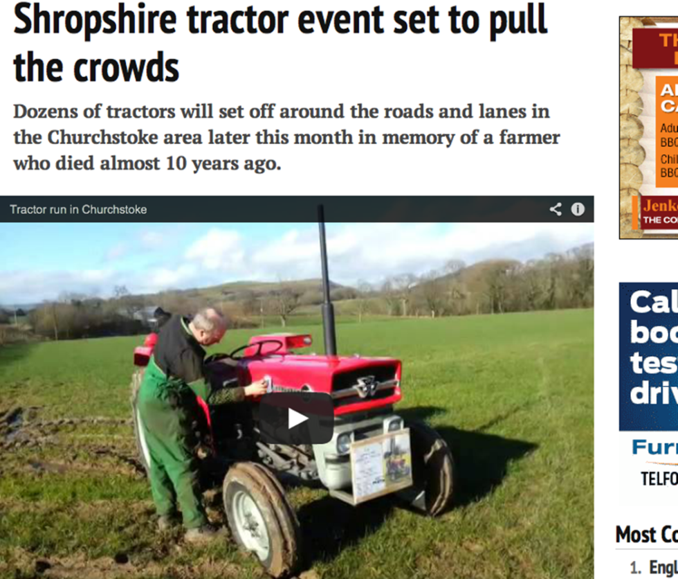 Minnescruising för veterantraktorvän