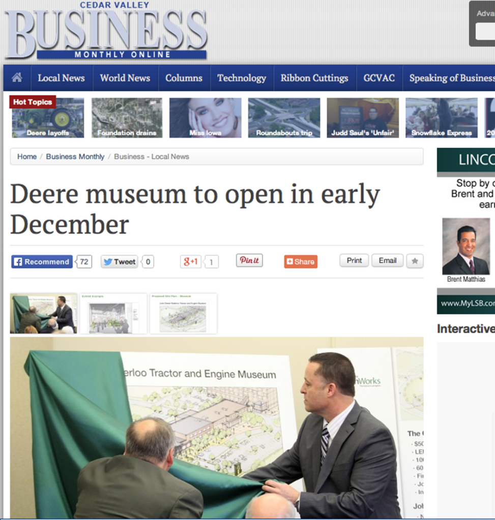 John Deere öppnar splitternytt museum