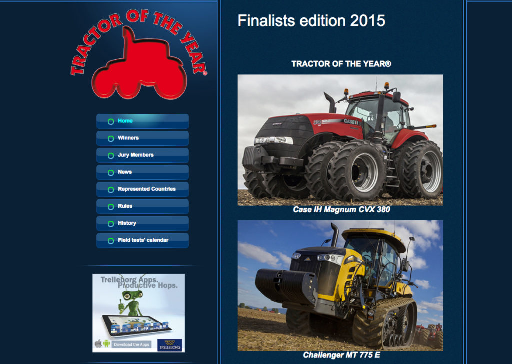 I morgon utses Tractor of the Year!