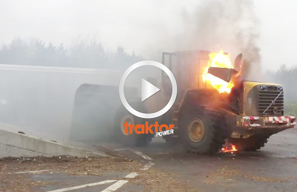 Volvo on fire!!!