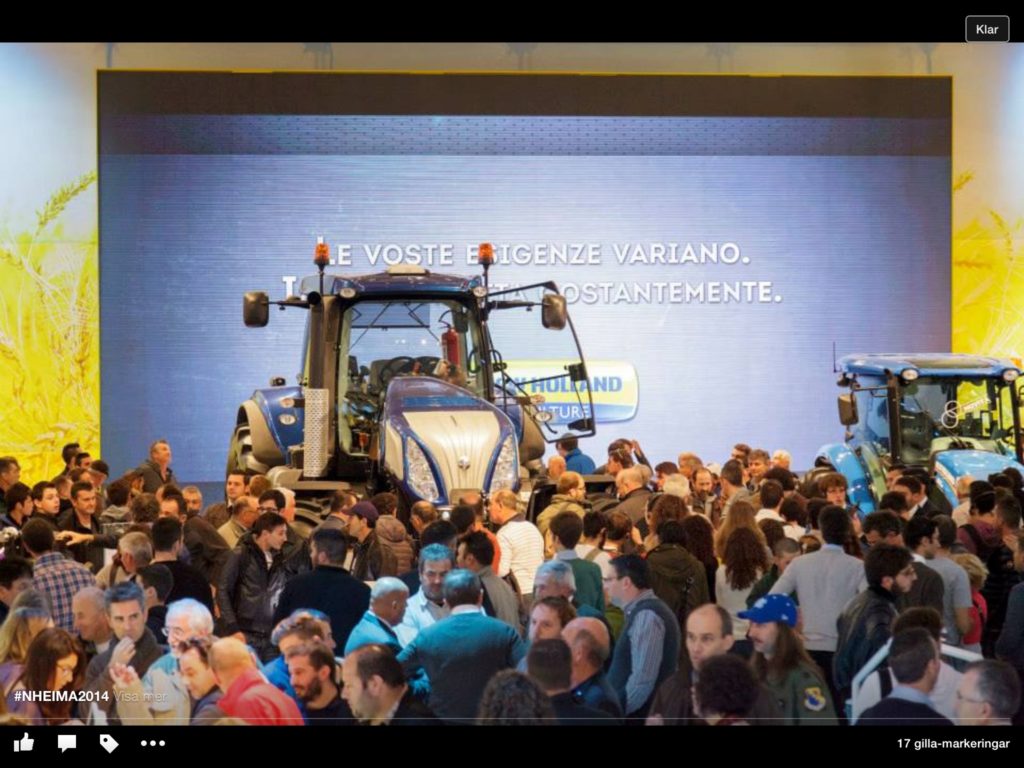 Trångt på Eima-mässan!