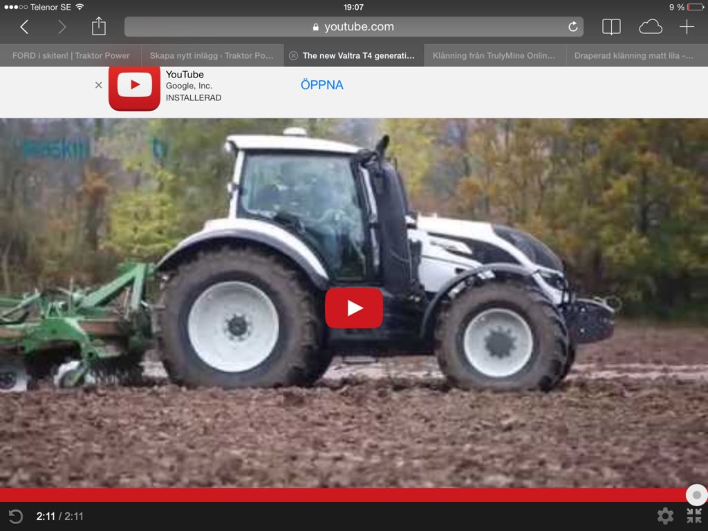 NYA Valtra T4 in action!