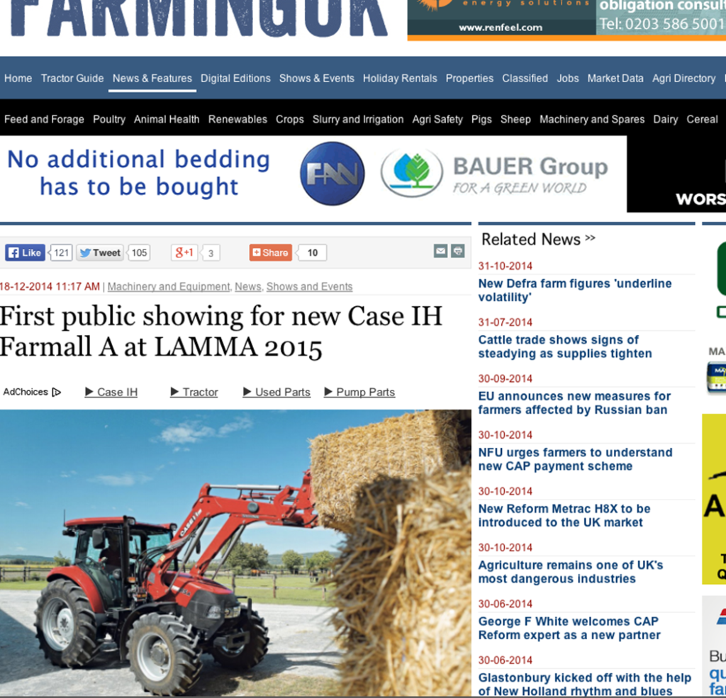 Farmall A på Lamma-mässan