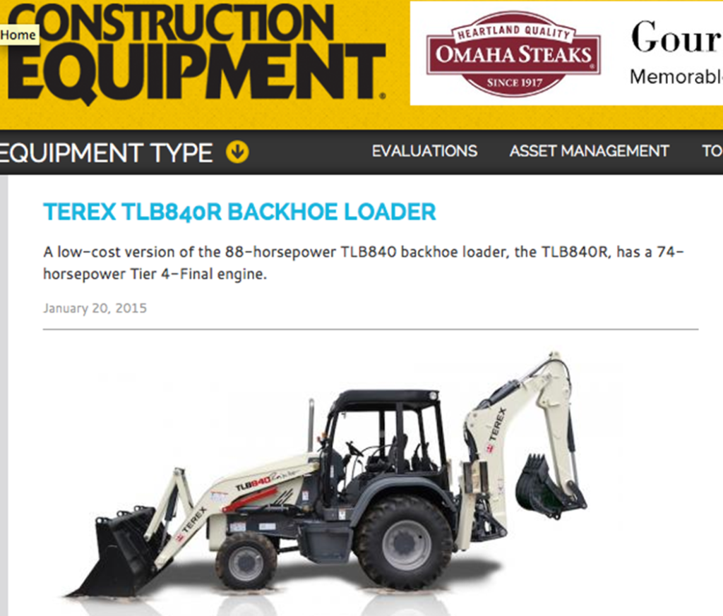Terex lanserar ny traktorgrävare