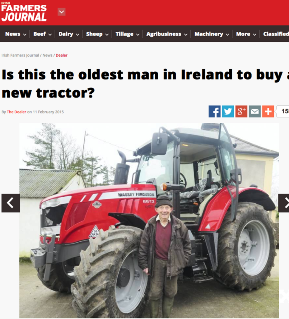 Aldrig för gammal för en schysst traktor…