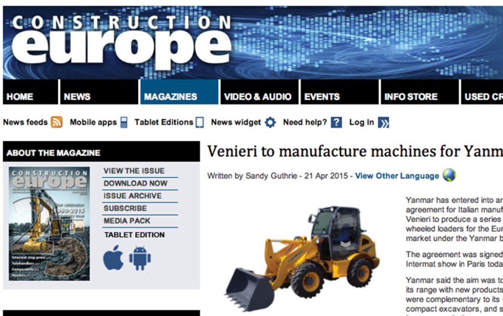 Venieri bygger Yanmar-lastare