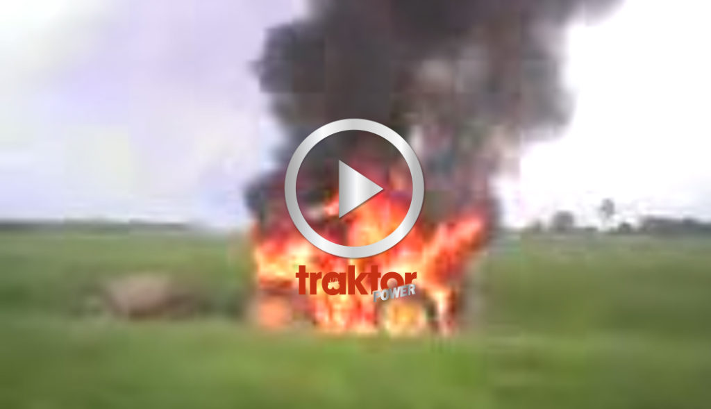 Tractor on fire!!!