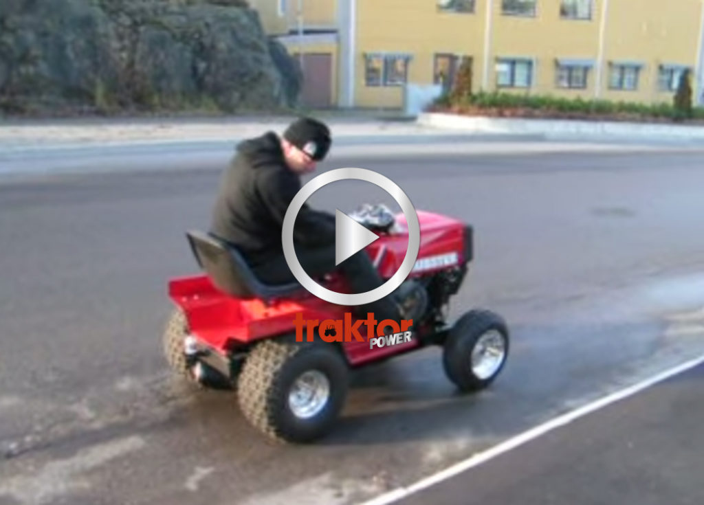 Världens snabbaste trädgårdstraktor