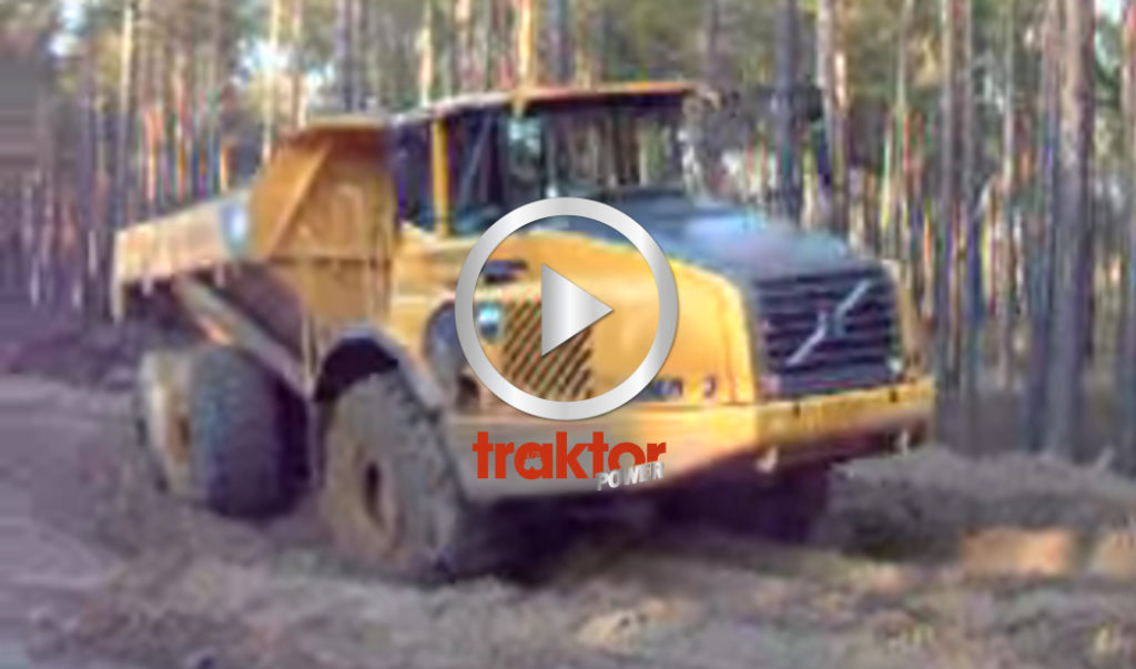 Volvo-dumper på rysk väg!!!
