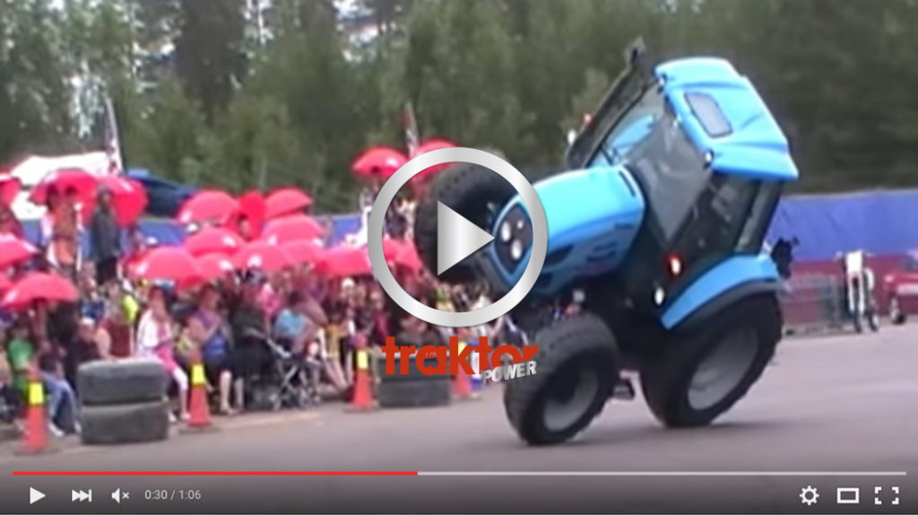 Snygg körning på två hjul!