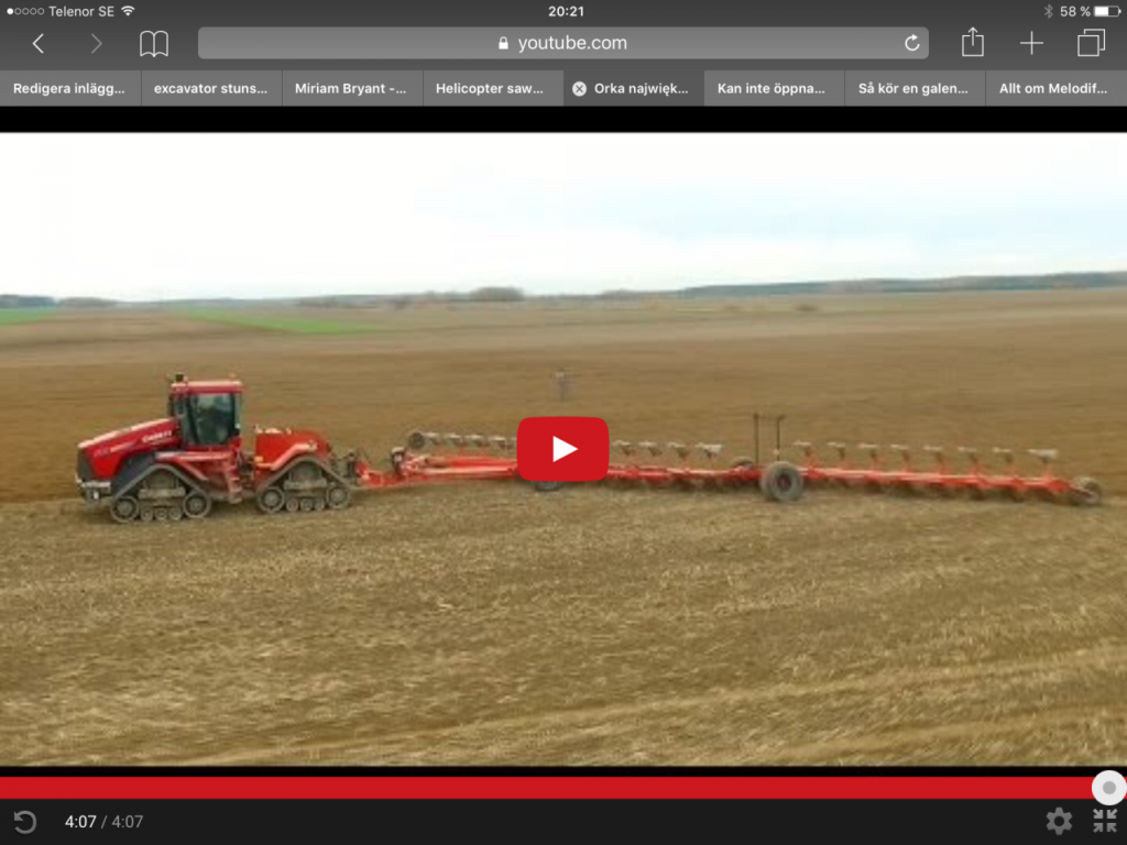 Världens största plog!