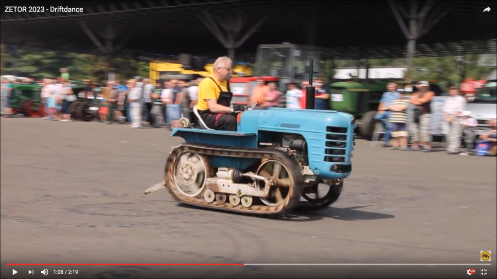 Zetor med band showar