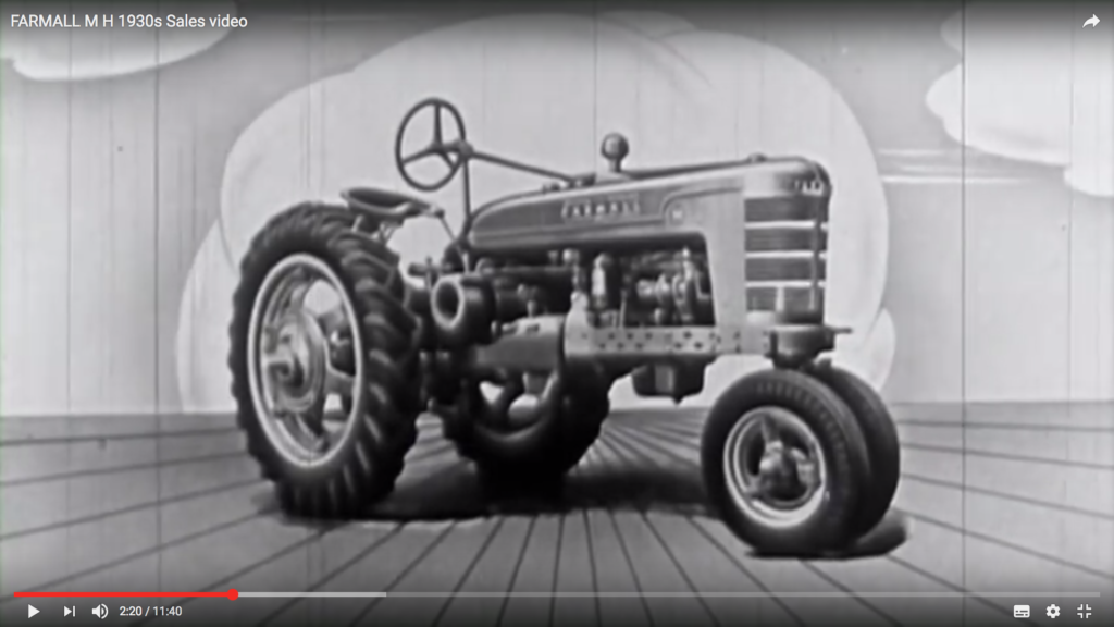 Härlig reklam för Farmall M