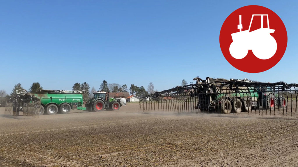 Jätten Fendt 1050 med Samson-tunna!