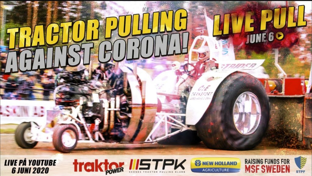 Livepull june 6 – Tractorpulling against corona